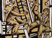 Fernard Leger Builder oil on canvas